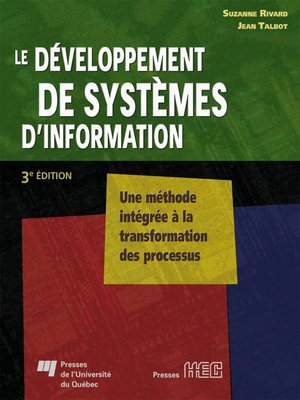 cover image of Le développement de systèmes d'information